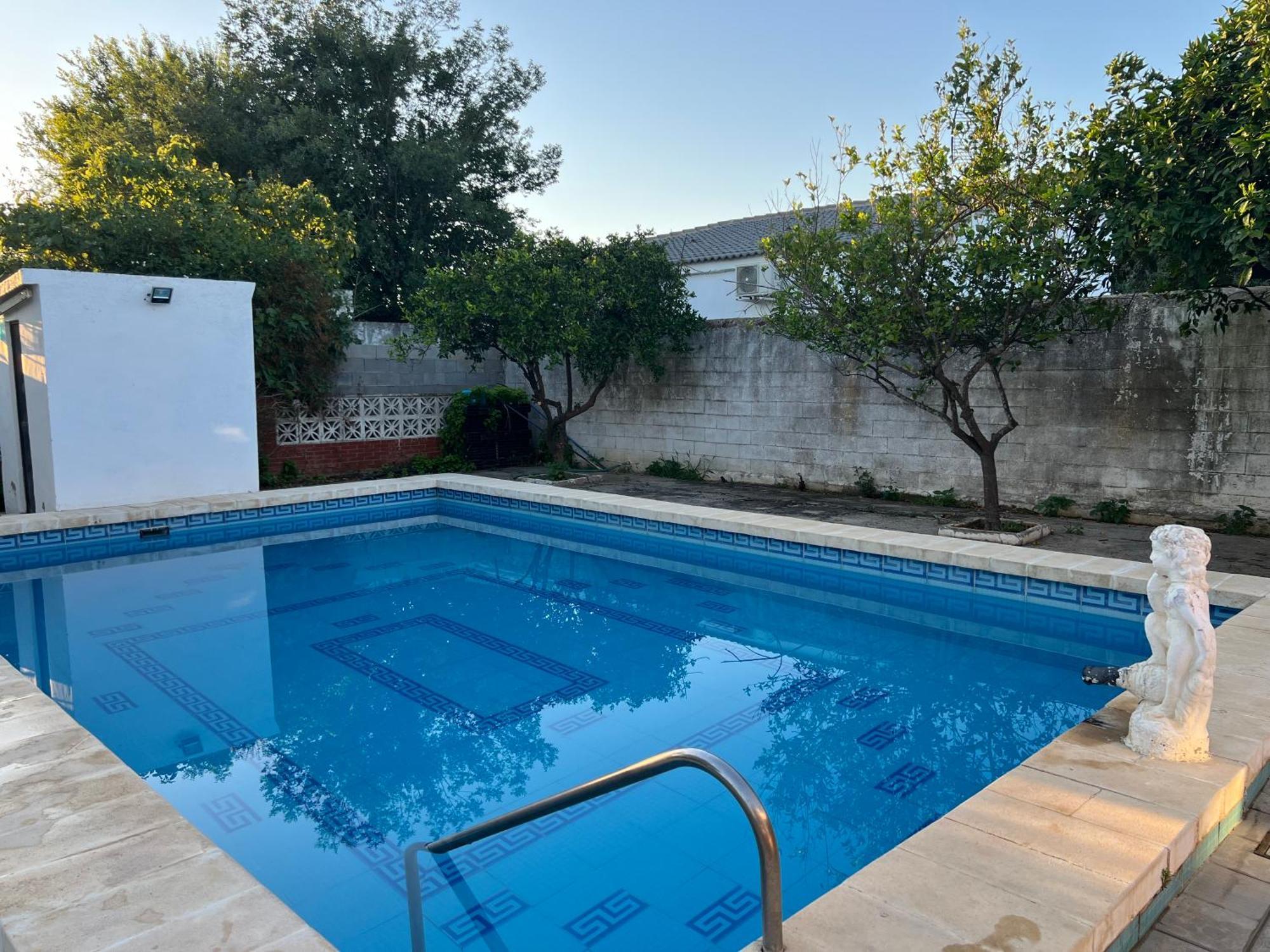Chalet Piscina Jakuzzi Sevilla Асьенда-де-Тарасона Экстерьер фото