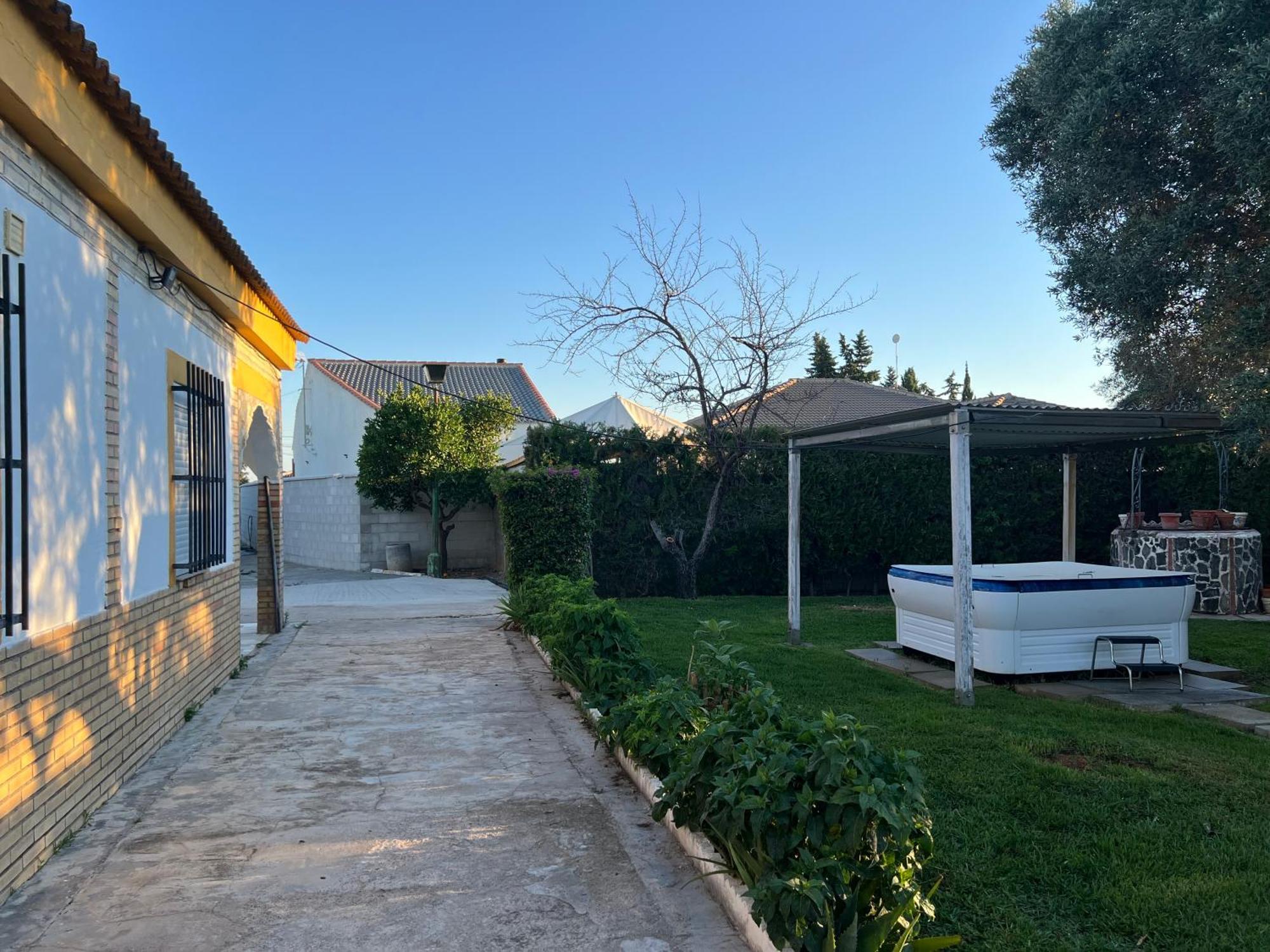 Chalet Piscina Jakuzzi Sevilla Асьенда-де-Тарасона Экстерьер фото